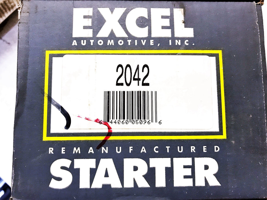 Excel Automotive Remanufactured Starter 2042 NOS