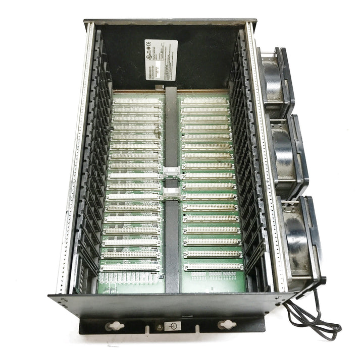 GE Fanuc 17 Slot Rack w/ Cooling Fan Assembly IC698CHS017C (IC697ACC71E)