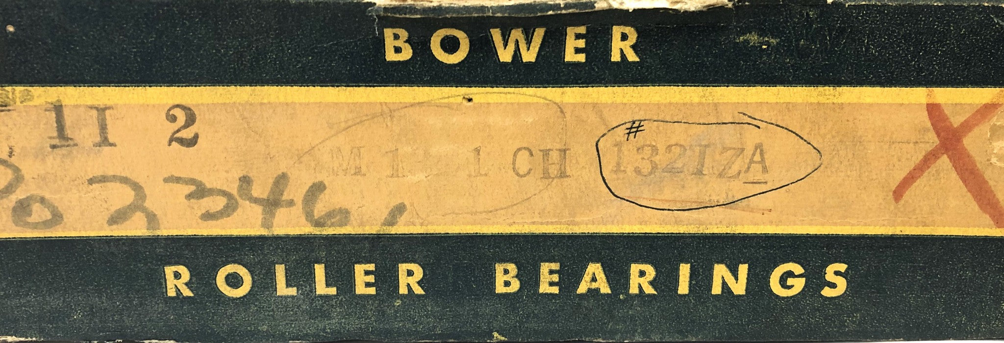 Bower Cylindrical Roller Bearing Outer Race M1321CH NOS