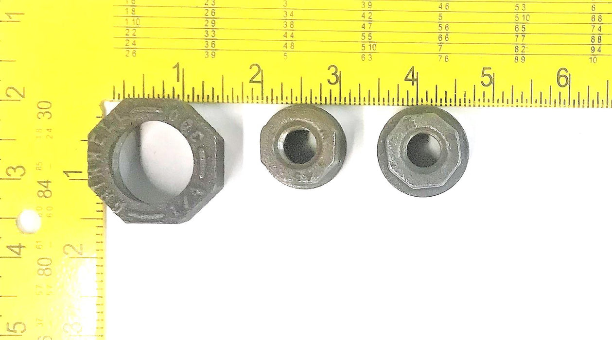 Grinnell 1/4" Black Pipe Union [Lot of 3] NOS
