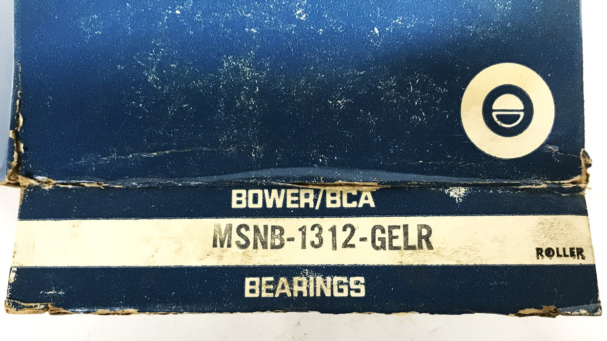 Bower Cylindrical Roller Bearing MSNB-1312-GELR NOS
