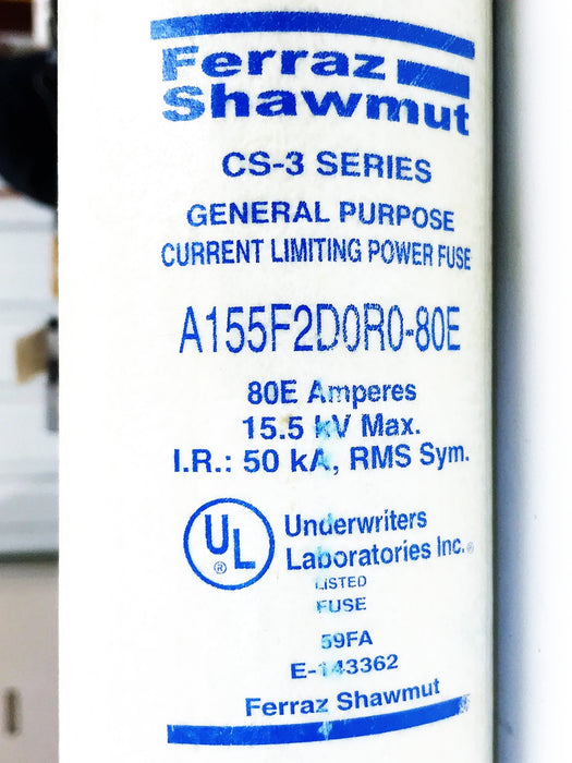Ferraz Shawmut/Mersen Fuse A155-F2D0R0-80E NOS