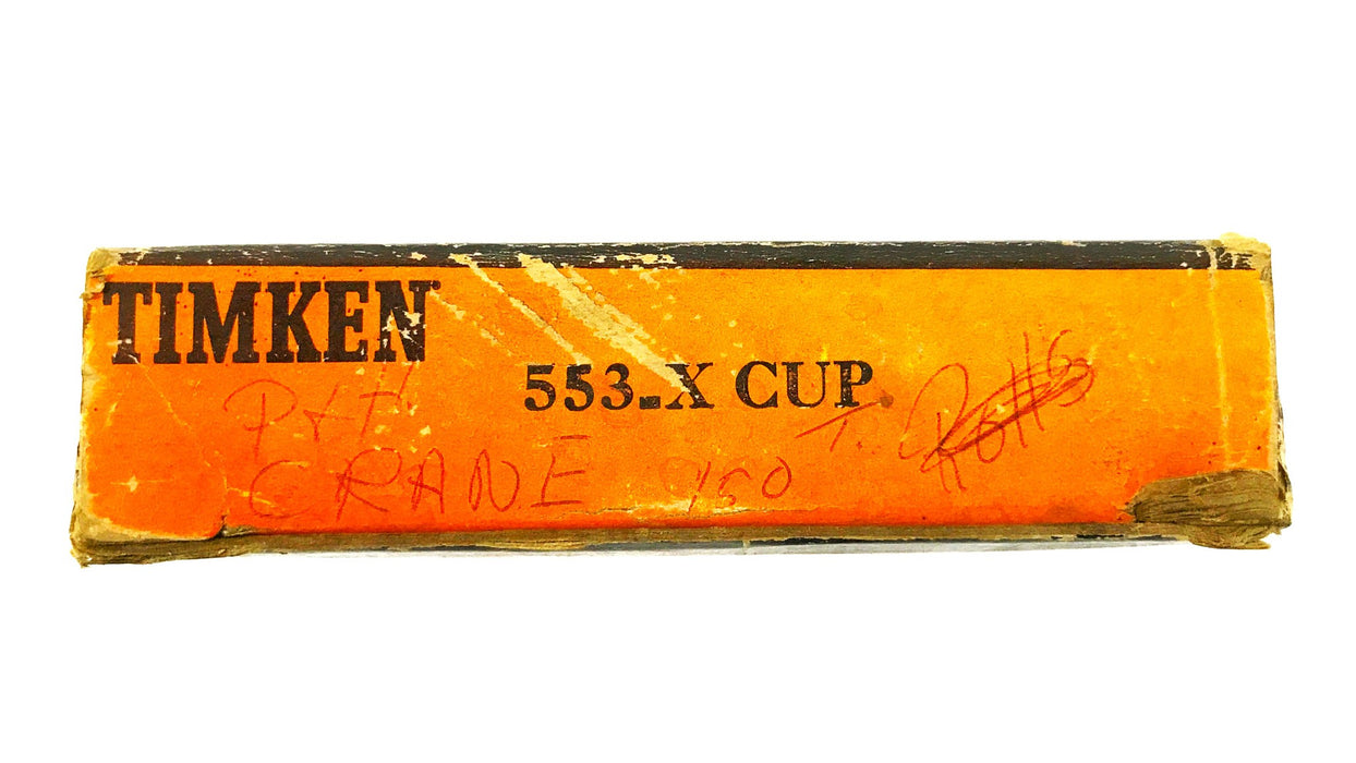 Timken Tapered Roller Bearing Cup 553-X [Lot of 2] NOS