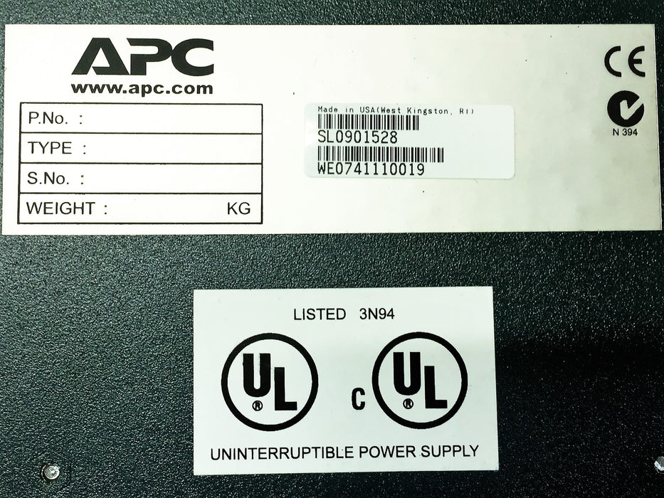 APC Remote Display Unit SL0901528 NOS