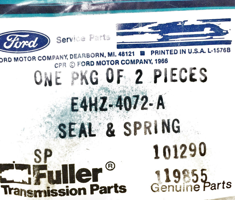 FORD Fork Seal and Spring E4HZ-4072-A NOS