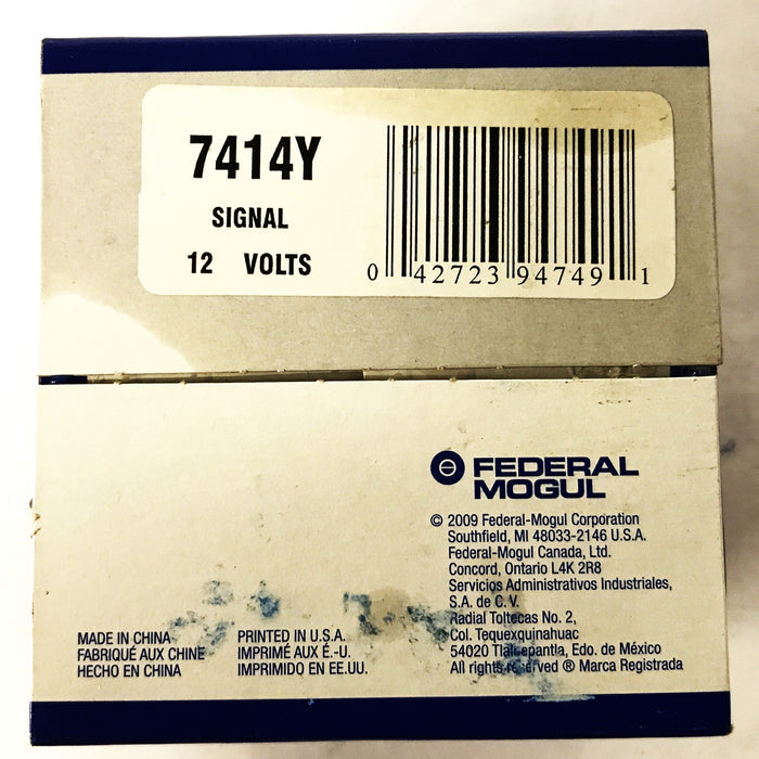 Wagner Headlight Bulb 7414Y [Lot of 2] NOS