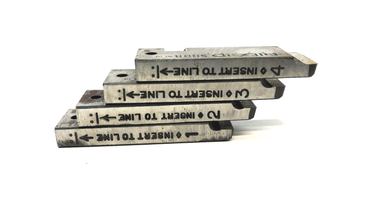 Ridgid Pack of (4) 1/4 INCH - 20 N.C. 500B Bolt Dies NOS