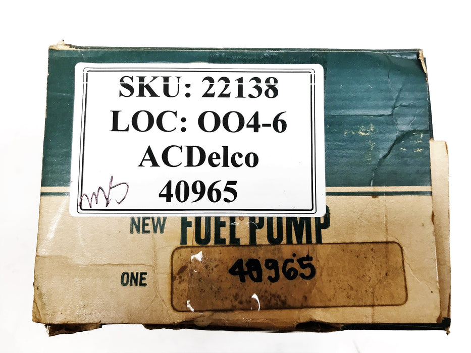ACDelco GM OEM Fuel Pump 40965 NOS