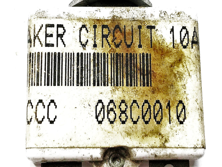 Crane Carrier 10 Amp Breaker Circuit 068C0010 NOS