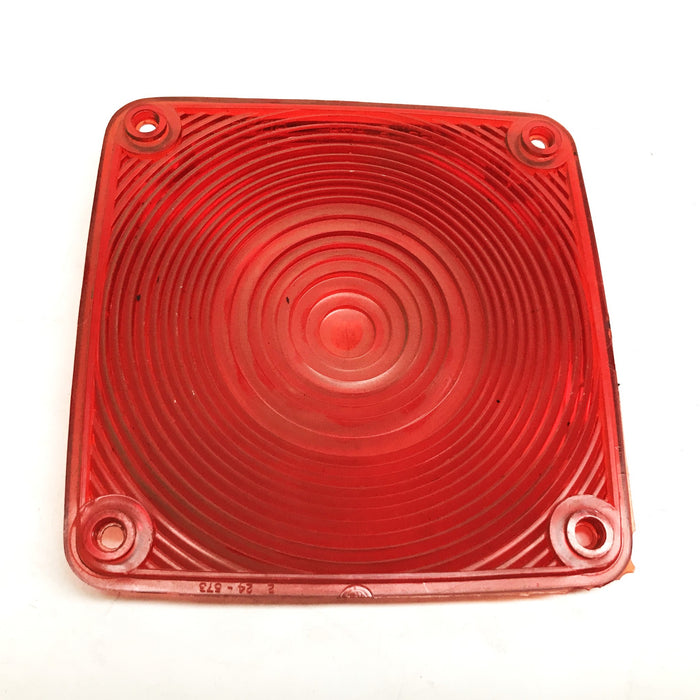 Signal-Stat Red Tail/Turn/Stop Lens Replacement Lens 4800 [Lot of 3] NOS