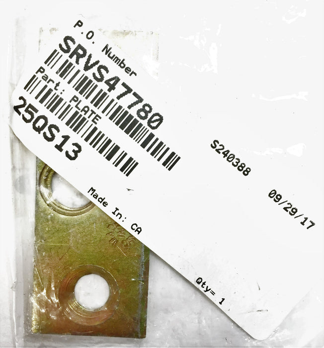 Mack Plate 25QS13 (SRVS47780) NOS