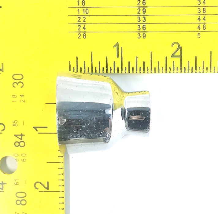 Unbranded 3/4" x 1/4" Chrome Reducer **MIXED STYLES** [Lot of 6] NOS