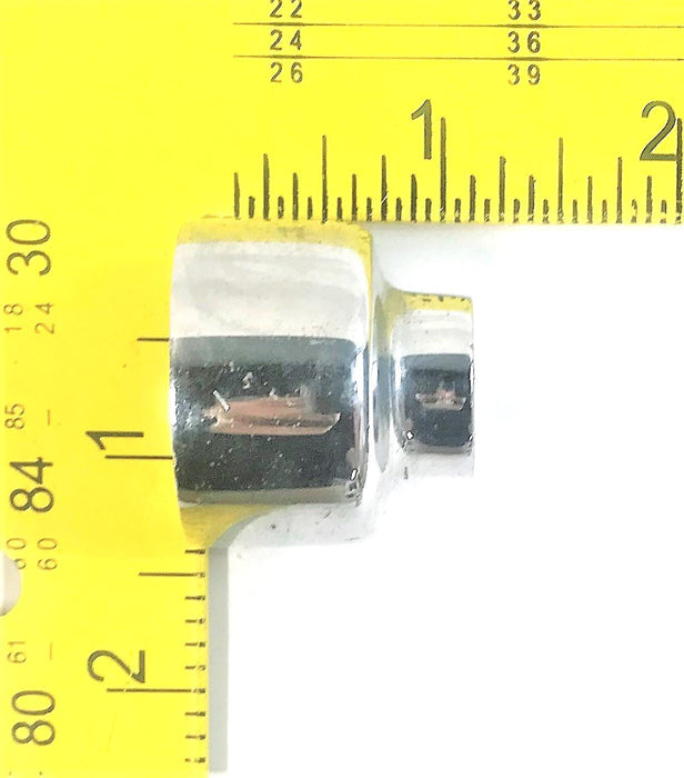 Unbranded 3/4" x 1/4" Chrome Reducer **MIXED STYLES** [Lot of 6] NOS