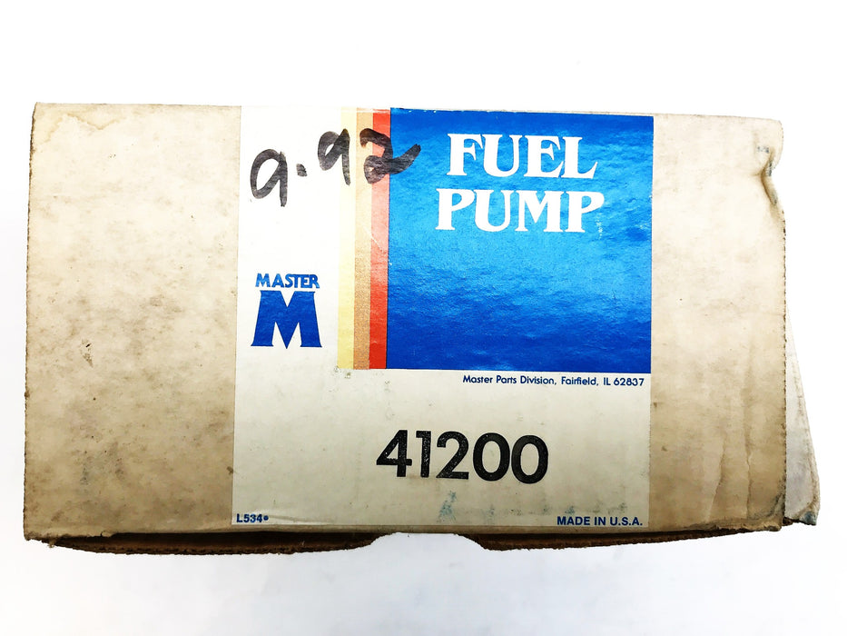 Master Fuel Pump Assembly 41200 NOS