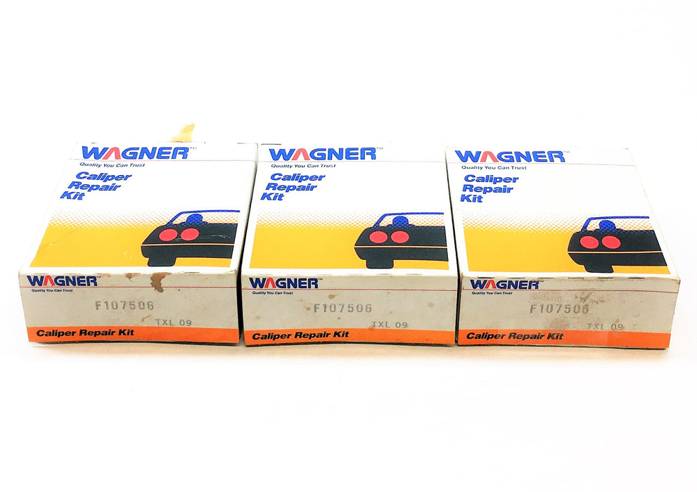 Wagner Disc Brake Caliper Repair Kit F107506 [Lot of 3] NOS