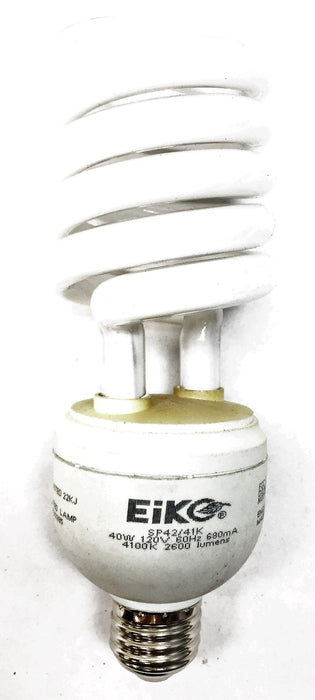 EIKO Spiral Bulb SP42/41K 42W 120V 4100K NOS