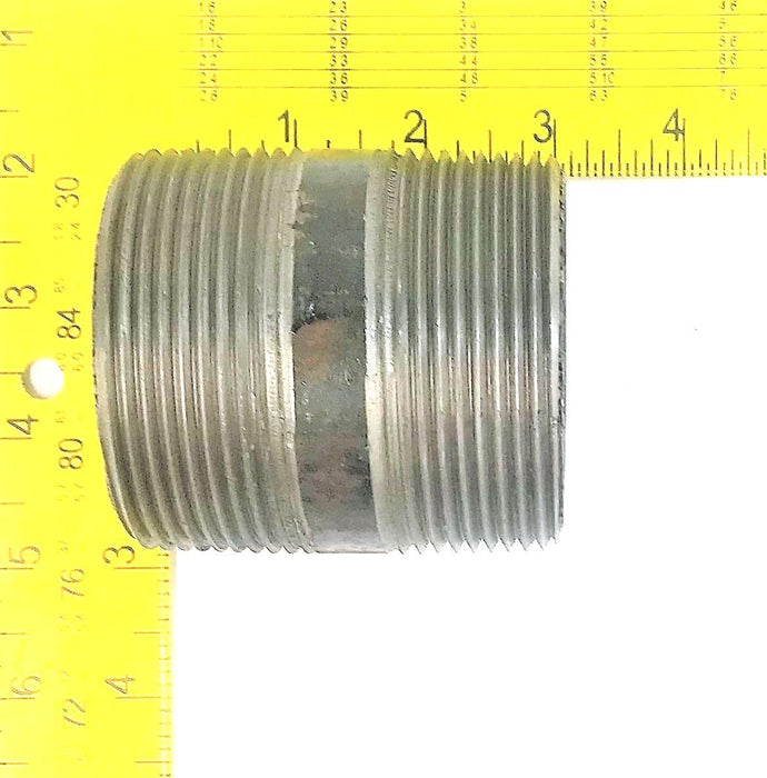 Unbranded 2-1/2" x 3" Black Steel Nipple Schedule 40 [Lot of 3] NOS