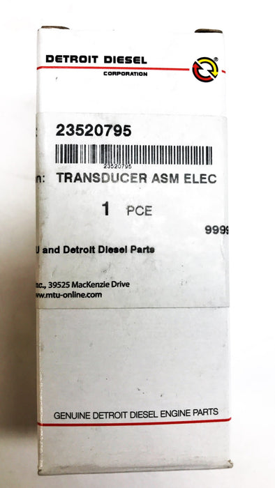 Detroit Diesel OEM Fuel Pressure Transducer Sensor 23520795 NOS