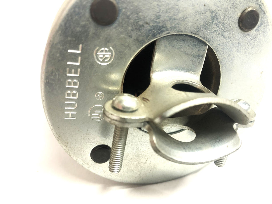 Hubbell 50A Armored Wire Plug 125/250V NOS