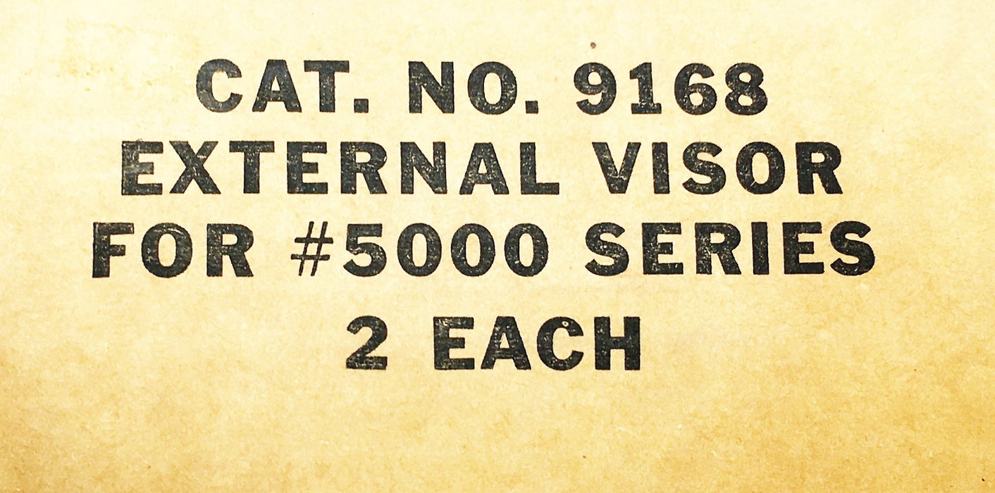 Kenall 2 Piece External Visor For 5000 Series Set 9168 NOS