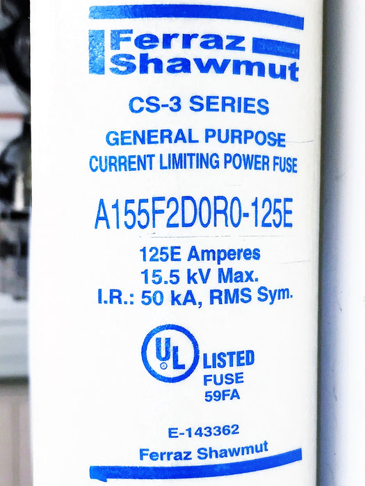Ferraz Shawmut/Mersen Fuse A155-F2D0R0-125E NOS