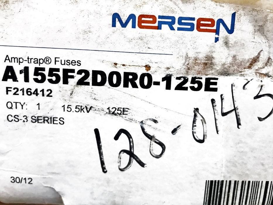 Ferraz Shawmut/Mersen Fuse A155-F2D0R0-125E NOS