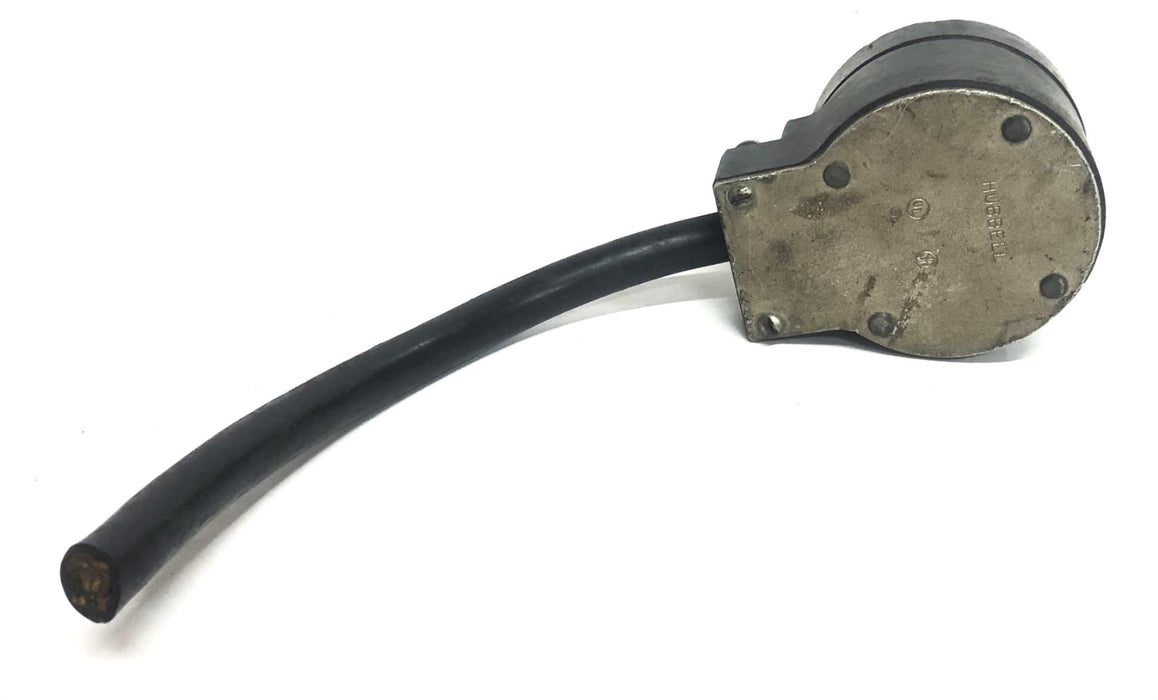 Hubbell 60A Armored Wire Plug 125/250V USED