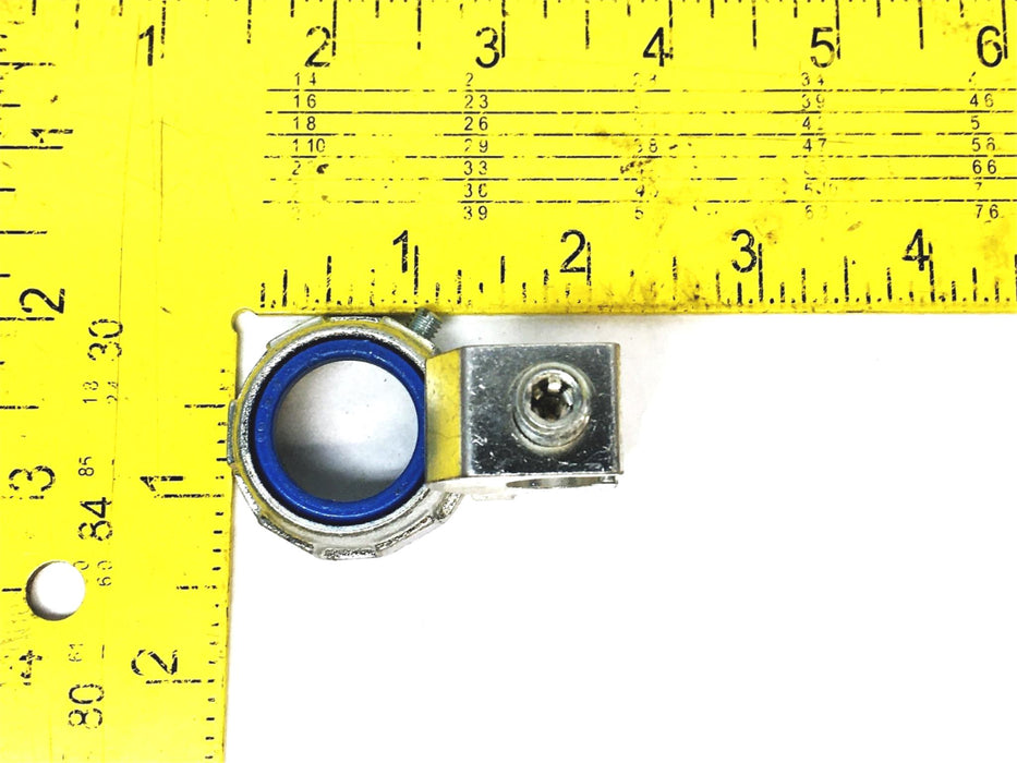 Unbranded 1/2 Inch LH Insulated Grounding Bushing 8-2/0 CU/AL [Lot of 4] NOS