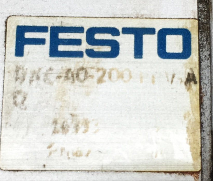 Festo Pneumatic Cylinder DNC-40-200-PPV-A-Q NOS