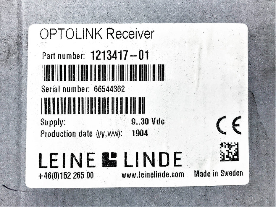 Leine Linde Optolink Receiver 1213417-01 NOS