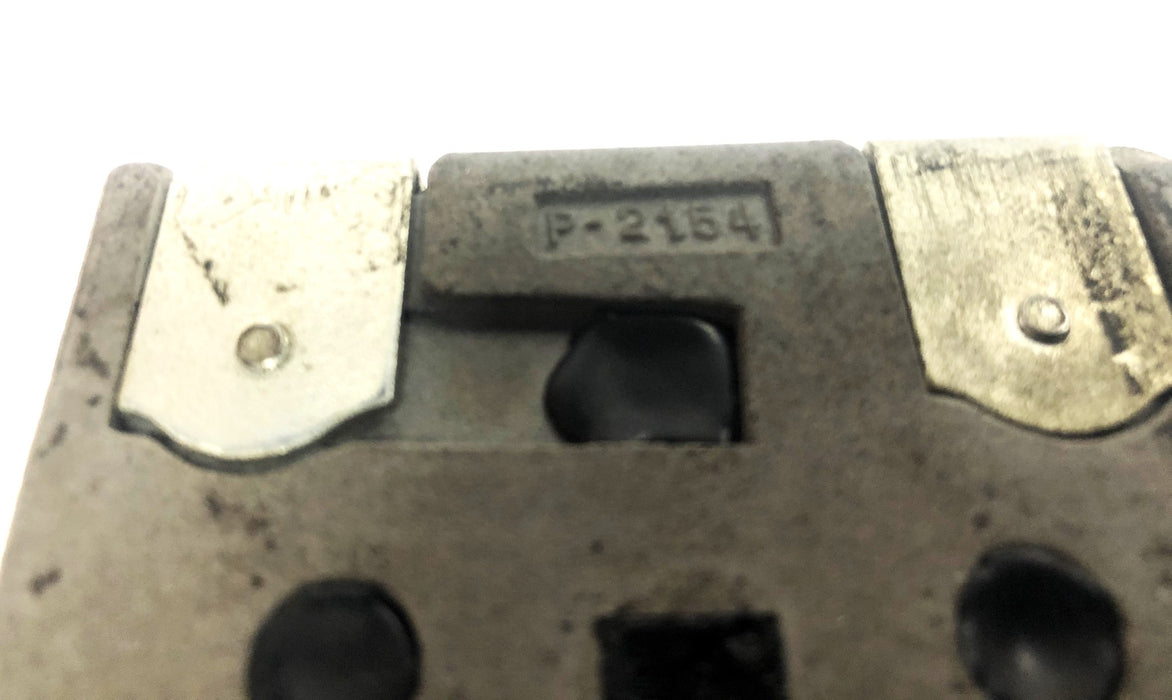 Hubbell 60A 250V Grounded Straight Blade Plug P-2154 USED