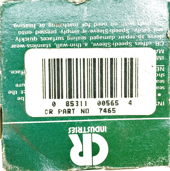 CR Industries Oil Seal 7465 NOS