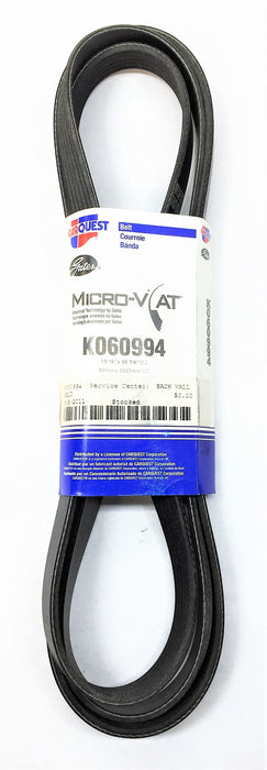 GATES/CARQUEST Micro-V Serpentine Belt (13/16"x 99-7/8") K060994 [Lot of 3] NOS