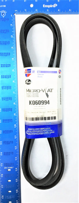 GATES/CARQUEST Micro-V Serpentine Belt (13/16"x 99-7/8") K060994 [Lot of 3] NOS