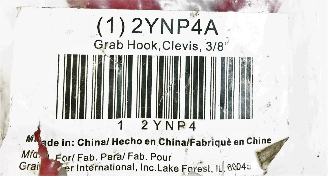 Grainger Eye Slip Hook 2YNP4A NOS