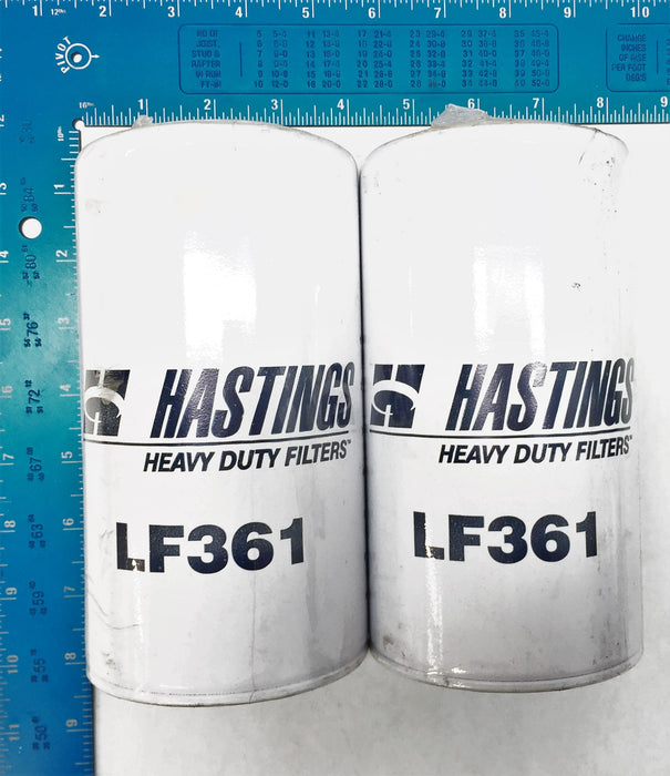 Hastings Heavy Duty Oil Filter LF361 [Lot of 2] NOS