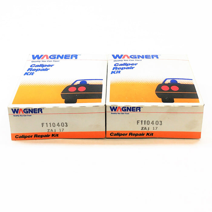 Wagner Front Brake Caliper Kit F110403 [Lot of 2] NOS