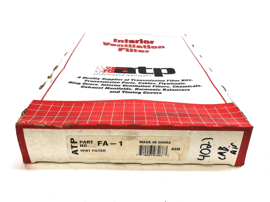 ATP Interior Ventilation Filter FA-1 [Lot of 2] NOS