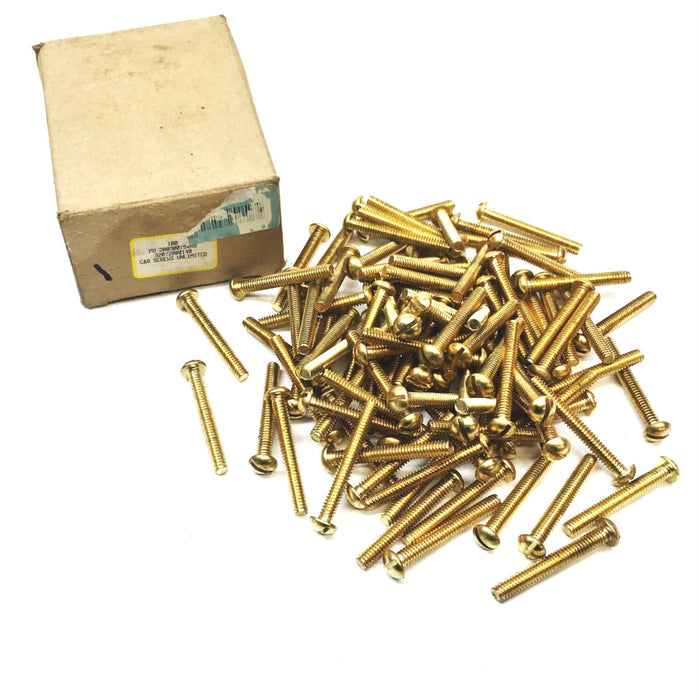 C&G Screws Box Of 100 2-1/8IN OAL 20 Thread Screw 20030015469 (32072000140) NOS