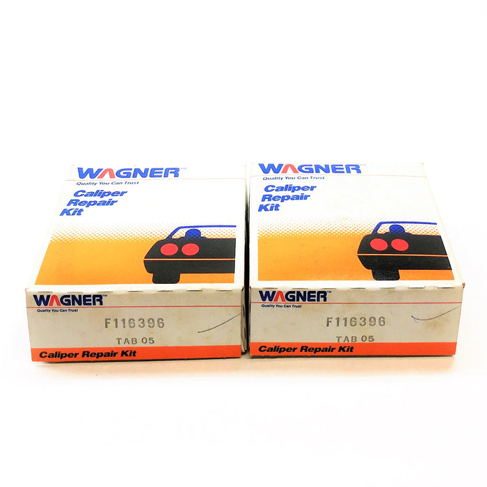Wagner Disc Brake Caliper Kit F116396 [Lot of 2] NOS