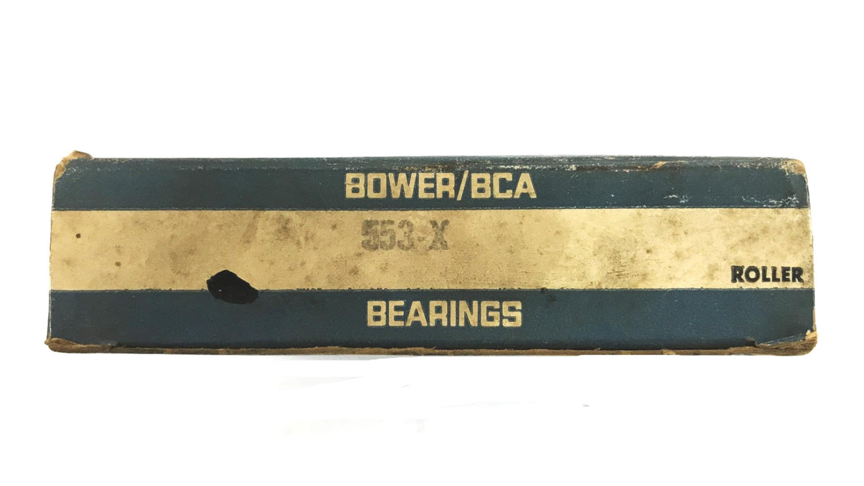 Bower Tapered Roller Bearing Cup 553-X NOS