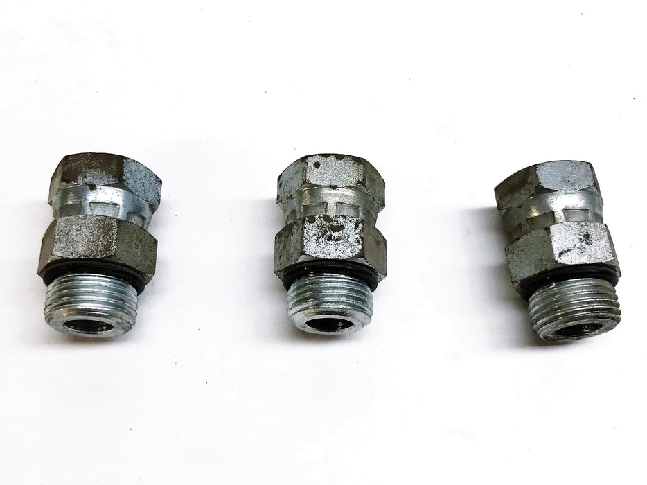 Unbranded 3/8" Female to 3/4" Male Straight Pipe Fitting 9315X8X6 [Lot of 3] NOS