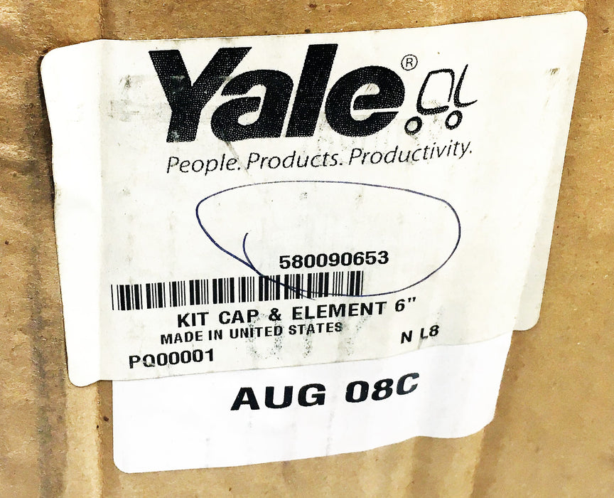 Yale 6 Inch Kit Cap And Element Filter 580090653 NOS