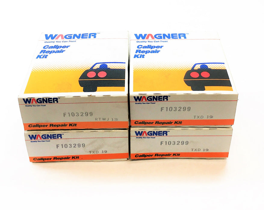 Wagner Disc Brake Caliper Kit F103299 [Lot of 4] NOS