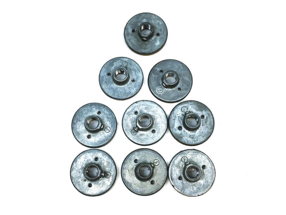 Unbranded 1/4 Inch Die Cast Lamp Holder Light Socket Cap [Lot of 9] NOS