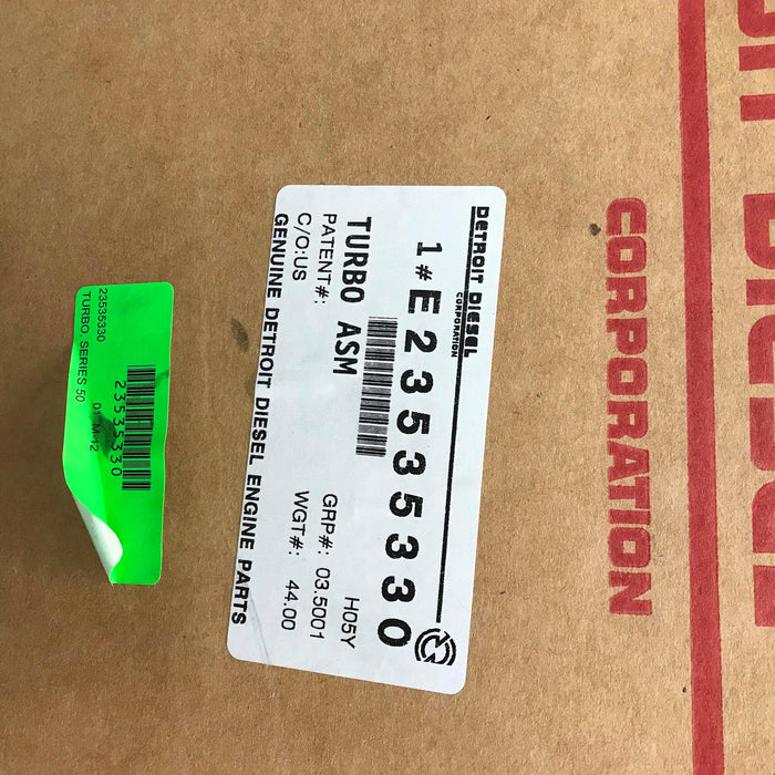 Detroit Diesel/Garrett Turbocharger Assembly E23535330 REMANUFACTURED