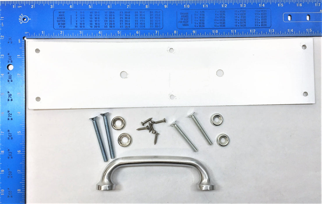UNBRANDED 3-1/2" x 15" Aluminum Pull Plate 7010-628 NOS
