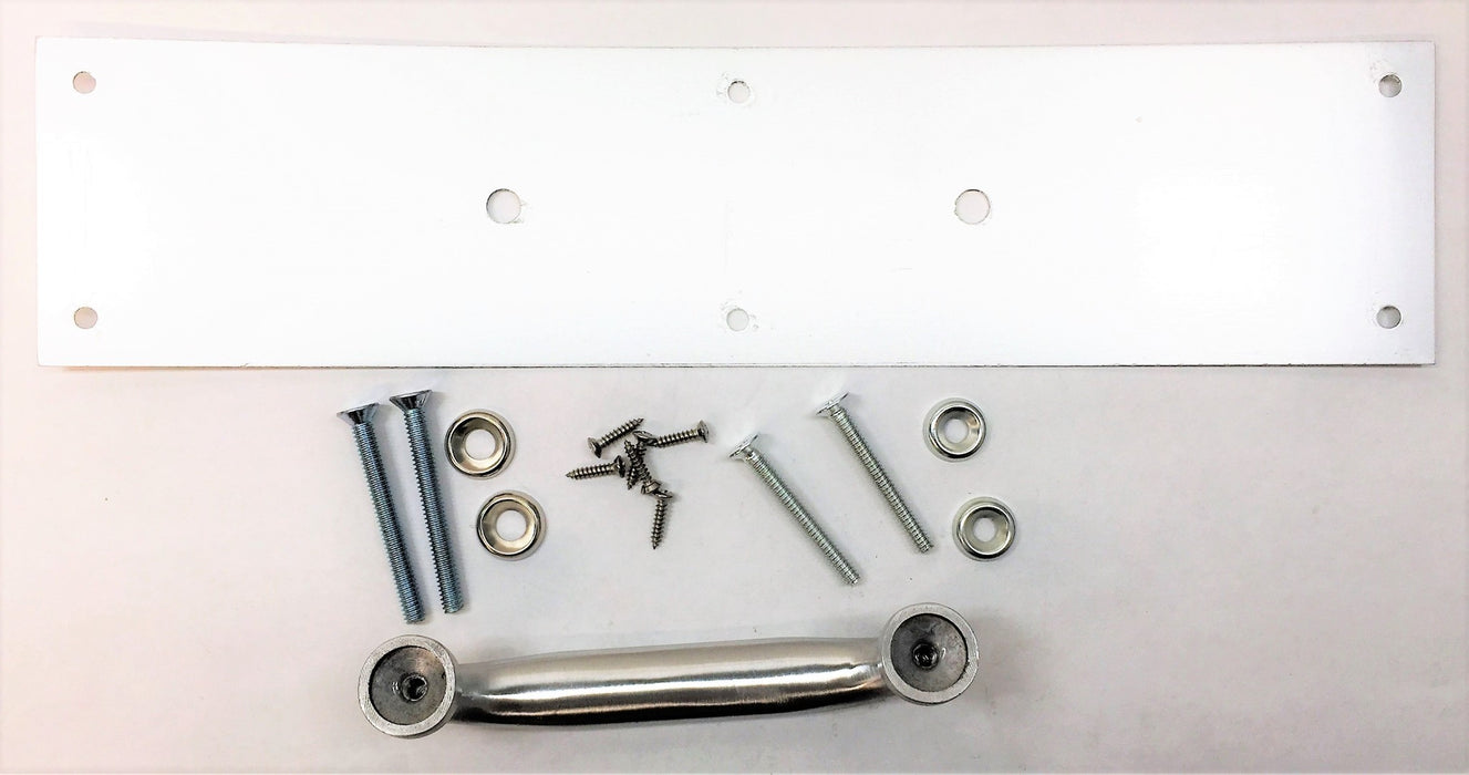UNBRANDED 3-1/2" x 15" Aluminum Pull Plate 7010-628 NOS