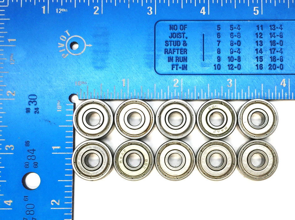 GBC Shielded Roller Bearing R4AZ [Lot of 10] NOS