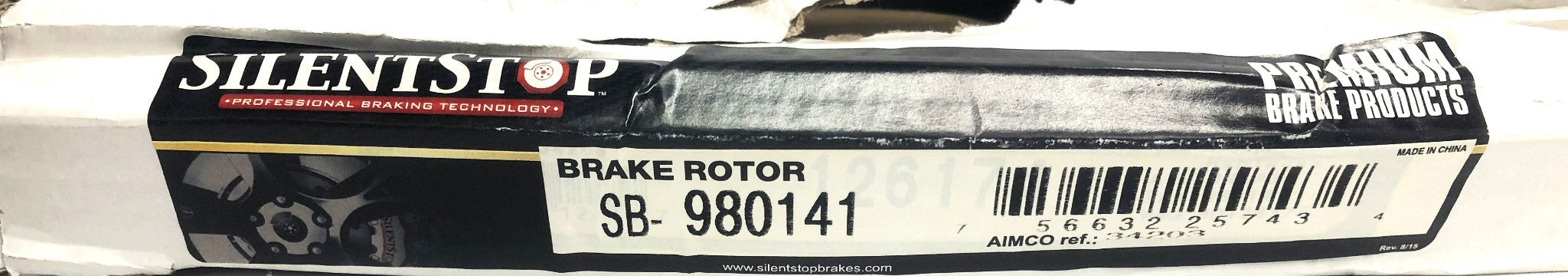 Silent Stop DuraGo Disc Brake Rotor SB-980141 (BR34203) NOS